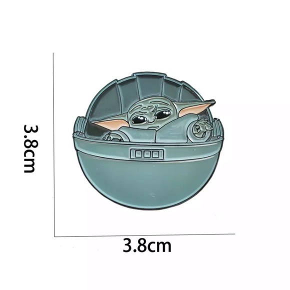 Baby Yoda mandalorian meme pin - Picture 3 of 5